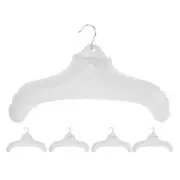 5pcs Travel Hangers Inflatable Clothes Hangers Clamp Type Clothes Drying Racks Portable Travel Fabric Clothes Hanger Folding Clothes Hanger White 4...
