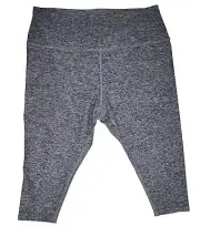 NWT☀️BEYOND YOGA☀️3X☀️SPACEDYE WALK & TALK☀️HIGH WAIST CAPRI☀️BLACK SPACEDYE☀️