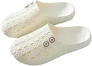 [Caistre] Shower Slippers with Holes Women House Slipper Lightweight Slide Sandals Indoor Outdoor Bath Slippers Non Slip House Shoes