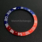 Blue & Red Pepsi Style Bezel Insert 40mm for Rolex Seiko SKX SRPD Omega