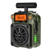 HanRongDa HRD-777 Multiband Radio bluetooth AM FM SW WB 6 EQ Modes TF Card MP3 Player Type-C Charging SOS Alarm Survival