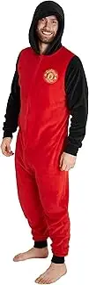 [Manchester United] F.C. Mens Onesies Fleece Mens Pyjamas, Football Gifts for Men