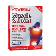 Poweroll Muscle & Joint Herbal Hot Spa Patches 2 In 1