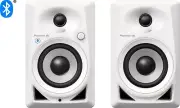 PIONEER DJ DM-40BT-W 4" BLUETOOTH DESKTOP STUDIO MONITOR ACTIVE SPEAKERS (WHITE)