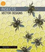 INSECTS VECTOR DESIGNS (DOVER PICTURA ELECTRONIC CLIP ART) By Alan Weller *NEW*