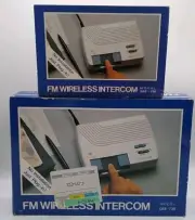 (3) VTG NOS COM-TALK FM Wireless Intercoms 3 Channel Plug -N- Talk GEE-738
