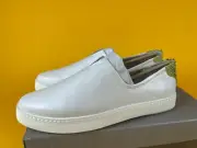 Franco Sarto Avant Slip On Shoes Womens 9.5 M White Leather Casual Sneakers NWB