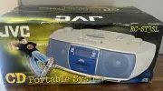 JVC RC-ST3SL AM/FM CD Cassette Boombox Power Cord 2003 RARE New - READ