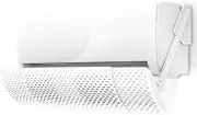 Air Conditioning Wind Deflector White Air Conditioner Wind Deflector Baffle, Extra Long Telescopic Wall-Mounted Windshield, Prevent The Air from Blowing Straight