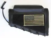 Black Rifle Cheek Rest + PATRIOT FLAG Patch Fits Mossberg Patriot Mauser K98