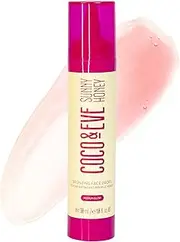 Coco & Eve Sunny Honey Bronzing Face Drops (Medium Glow) - Natural, Hydrating Hyaluronic Acid | Indoor Sunless Moisturizing Facial Self Tanner (30ml)