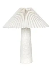 Lora 1 Light Table Lamp in White