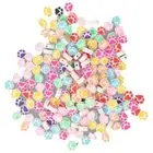 200 PCS Mixed Color Polymer Clay Beads Polymer Clay Spacer Beads Bracelet