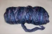 80/20 Merino/Silk Blended Wool Roving Damson 4 oz