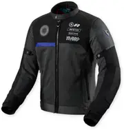 Revit Swiftblade Motorcycle Textile Jacket, black-blue, Size XL for Men Black Blue