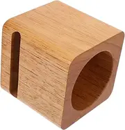 KOMBIUDA Wooden Phone Desk Stand Multifunctional Cube Amplifier for Mobile Devices Phone Holder for Use Music Lovers
