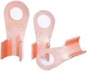 KLVN 50pcs OT Series Terminal 10 20 30 40 50 60 80 100 150 200A Splice Wire Copper O Shape Circular Naked Cable Connector Open Lug(OT-20A)