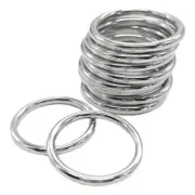 Metal Macrame Rings 2 Inch for Macrame Plant Hangers Macrame Kit 10 Pack9231