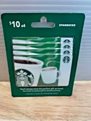 STARBUCKS CARD 2014 " AROMA " 4 Cards~ GREAT ART~GOOD COLOR~GREAT PRICE