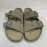 Birkenstock New w/ Box Arizona Stone Coin Suede Soft Footbed Narrow-Select Size