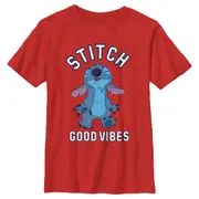 Stitch Good Vibes Happy Stitch T-Shirt