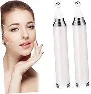 Ipetboom 2Pcs Refillable Roller Ball Bottles Portable Essential Oil Dispenser Eye Cream Applicator for Perfume Compact Design for
