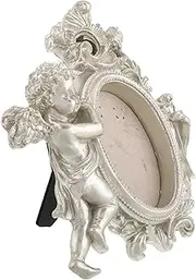 Outanaya Victorian Style Cute Angel Resin Figurine Artistic Photography Prop for Home Decor Charming Tabletop Decoration for Living Bedroom European Decorative Ornament