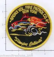 New York City NY Fire Dept Bronx Volunteer Fire Patrol 4 Patch v2