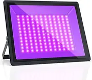 AffyBulb 150W LED Black Light, UV Projector for Christmas, Halloween, Incandescent Neon Party, Body Painting, UV Resin Curing Light, IP66 Waterproof (150 W, 1 Piece)