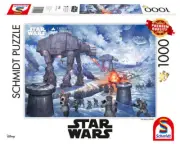 Puzzle 1000 elementów. Star Wars. Bitwa o Hoth - T. Kinkade
