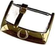BHUTMPJK Metal Pin Buckle 16mm 18mm 20mm Fit for Omega Fit for Seamaster Watch Accessories Belt Buckle Strap Insurance Buckle Stainless Steel Clasp(Rose Gold 20mm)