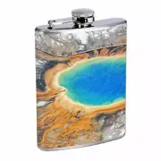 Yellowstone National Park D1 Flask 8oz Stainless Steel Hip Drinking Whiskey