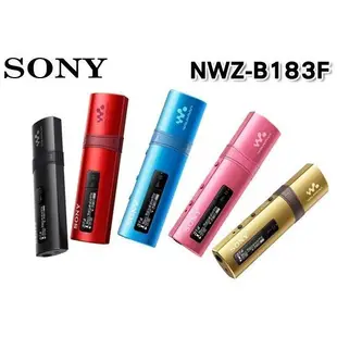 SONY新力 Walkman 數位隨身聽 NWZ-B183F,重低音,錄音筆,4GB MP3;B172F AA