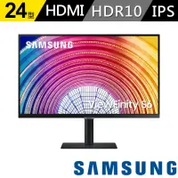 在飛比找momo購物網優惠-【SAMSUNG 三星】S24A600NAC 24型 IPS