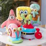 Spongebob Dolls Patrick Star Plush Toys Children's Dolls Birthday Gifts For Boys And Girls-L Captain Krabs 30-38 cm doll