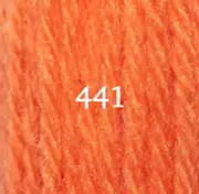 Appleton Tapestry Wool - 11 Yd Skein - Orange Red Color 441