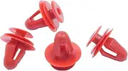 CHENGHAO 100Pcs Car Interior Trim Door Panel Snap Fastener Clips Red Universal (Color Name : NO.37)