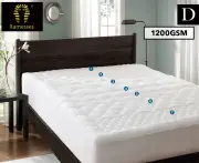 1200GSM 7-Zone Massage Mattress Topper Double