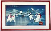 Coca Cola "Winter Delight" Limited Edition Hand-Painted Cel FRAMED Polar Bears