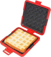 Microwave Sandwich Maker, No Electricity Dishwasher Safe Microwave Toastie Maker, Panini Press Grill, Grilled Cheese Maker for Cooking Breakfast, Toastie Safe in Microwave Oven