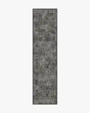 75' x 305' | Machine Washable Runner Rug | Kid & Pet Friendly | Indoor Rug | Balancing Act Black Rug by Keith Haring | Ruggable