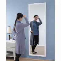 在飛比找momo購物網優惠-【鏡王之王】加大型實木壁鏡-180公分 掛鏡 全身鏡 穿衣鏡