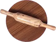 RJ kitchenware Store chakla belan roti maker Combo Pack of 2 PLY Chakla 10 IN Wooden Belan 12 In Size/Rolling Pin/Roti (wooden chakla Belan set)