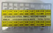 WATCH SMALL SECONDS HANDS NEW STOCK GOLD & SILVER