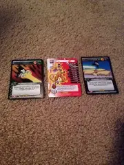 Dragonball Z TCG SDCC 2015 Golden Frieza /krillin/gohan 3 Card Set Panini