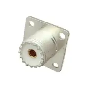 5 Pcs UHF FEMALE SO-239 CHASSIS MOUNT CONNECTOR. U.S. MADE U.S. DEALER FREE SH