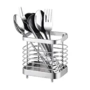 Kitchen Utensil Holder Sink Countertop Drying Caddy Cutlery Stainless Steel