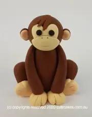 Cheeky Monkey Cake Topper Baby Shower Christening Baptism Baby Boy Girl Birthday
