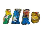 1999 Kellogg's Sesame Street Mini Beans (Plush) 5” Sealed Package.lot 2