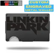 Custom LINKIN PARK 3 Laser Engraved Wallet - Pick A Wallet Color